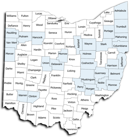 PartnerSolutions Map by County